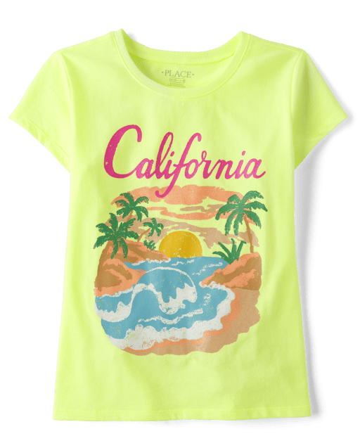 Girls California Graphic Tee