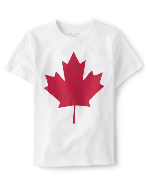 T-shirt imprimé Maple Leaf pour garçon