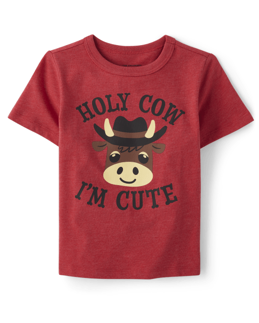 Baby And Toddler Boys Holy Cow Graphic Tee