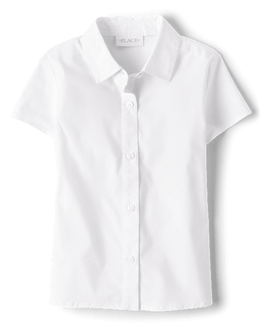 Girls Uniform Button Up Shirt