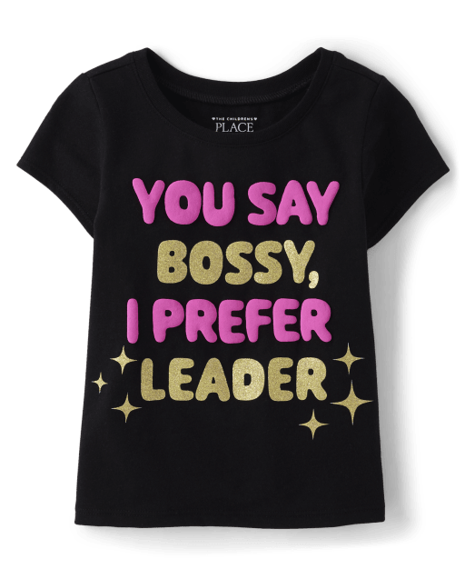 Baby And Toddler Girls Leader Graphic Tee