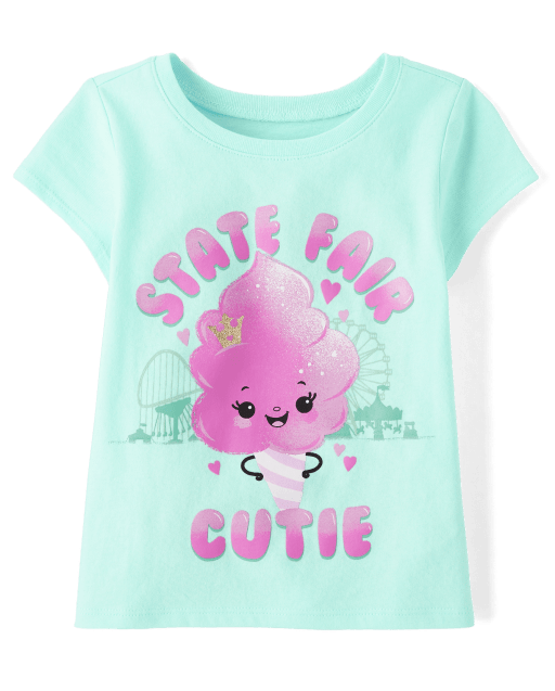 Baby And Toddler Girls State Fair Cutie Graphic Tee