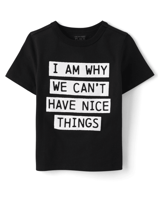 Camiseta con gráfico Nice Things para bebés y niños pequeños