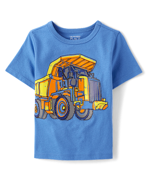 Baby And Niños pequeños Boys Dumpster Truck Camisetas estampadas