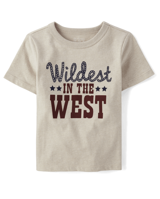Baby And Toddler Boys Wildest West Graphic Tee