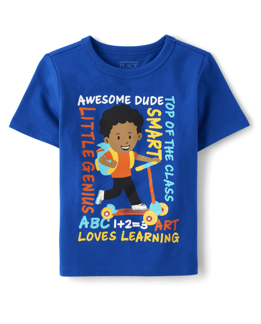 Baby And Toddler Boys School Boy Graphic Tee