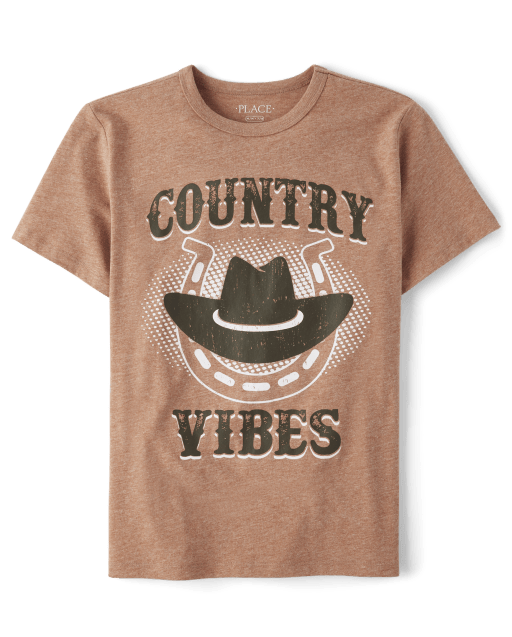 Camiseta con estampado Country Vibes para niños