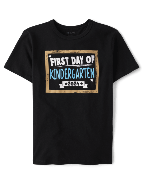 Boys First Day Of Kindergarten Graphic Tee