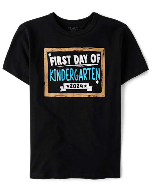 Boys First Day Of Kindergarten Graphic Tee