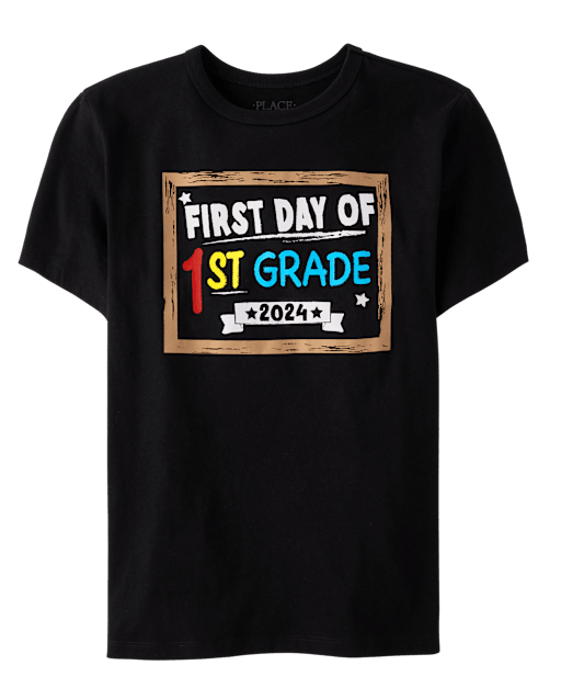 Boys First Day Of 1st Grade Graphic Tee