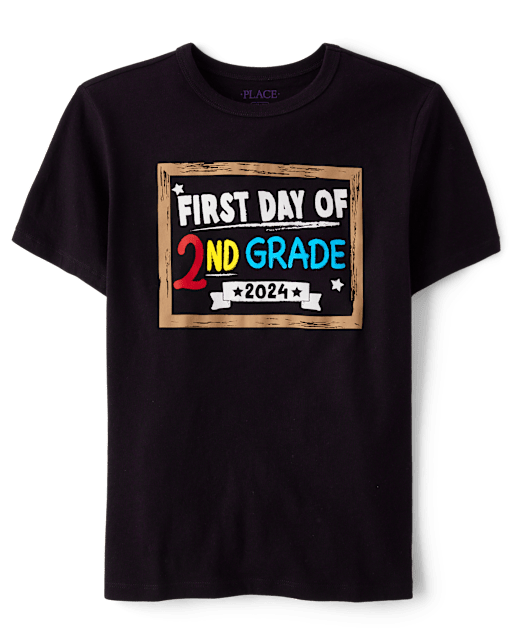 Boys First Day Of 2nd Grade Graphic Tee