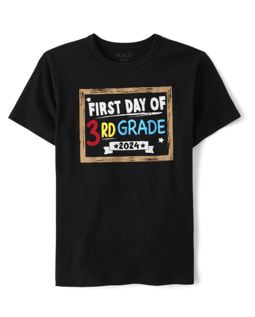 Boys First Day Of 3rd Grade Graphic Tee