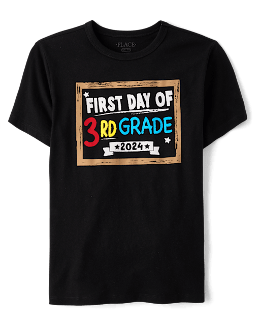 Boys First Day Of 3rd Grade Graphic Tee