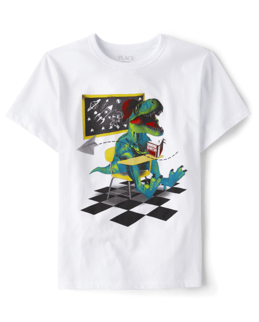 Boys Dino Classroom Graphic Tee