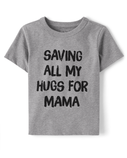 Baby And Toddler Boys Hugs For Mama Graphic Tee