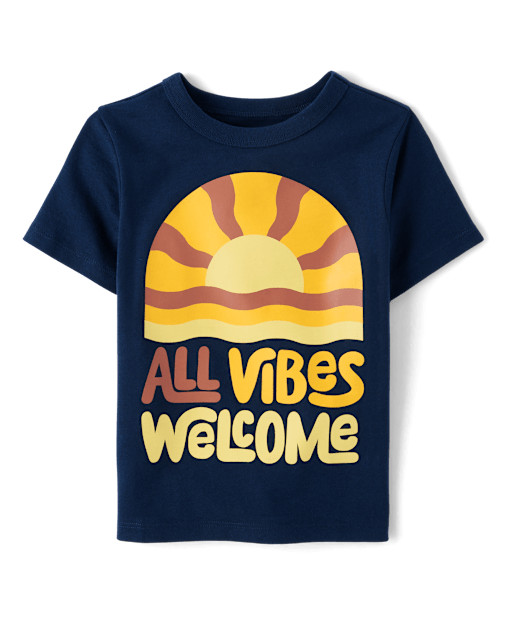 Baby And Toddler Boys All Vibes Graphic Tee