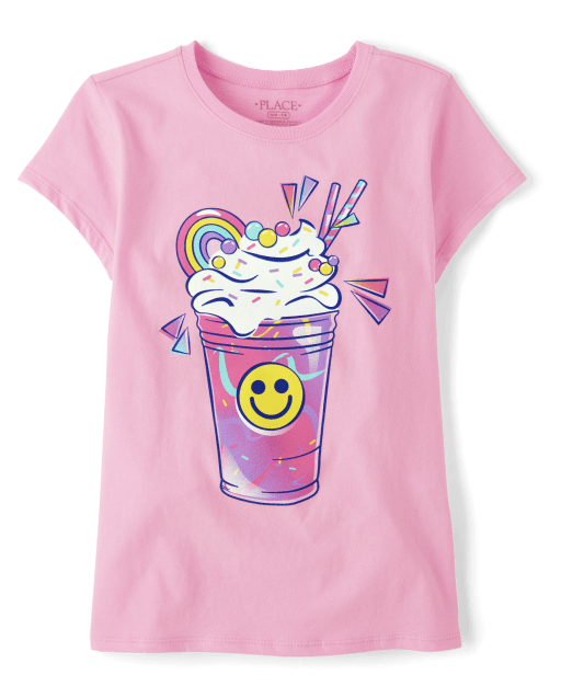 Girls Milkshake Graphic Tee