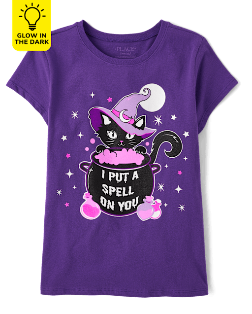 Girls Glow Put A Spell On You Graphic Tee