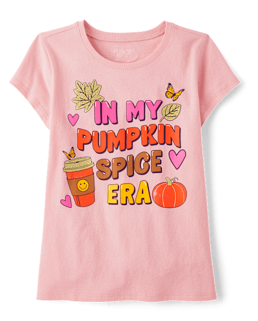 Camisetas estampadas Niña Pumpkin Spice Era