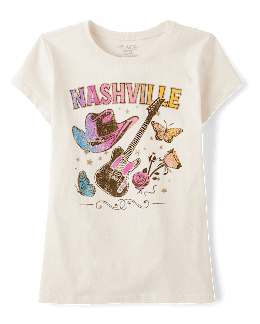 Girls Nashville Graphic Tee
