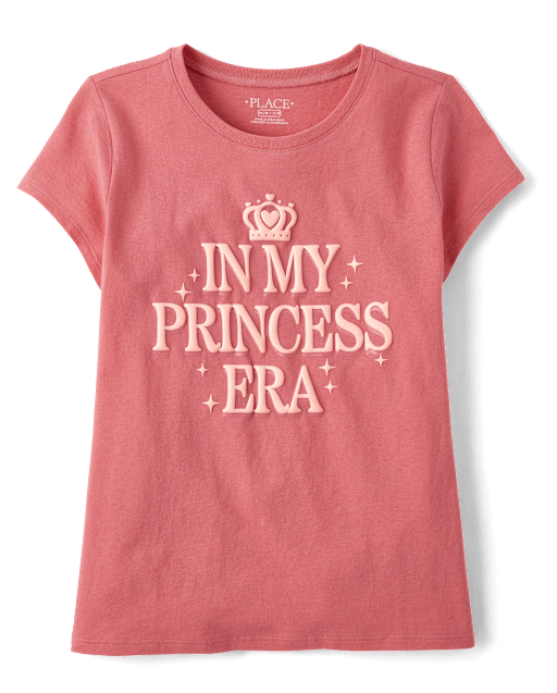 Camiseta con gráfico Princess Era para niñas