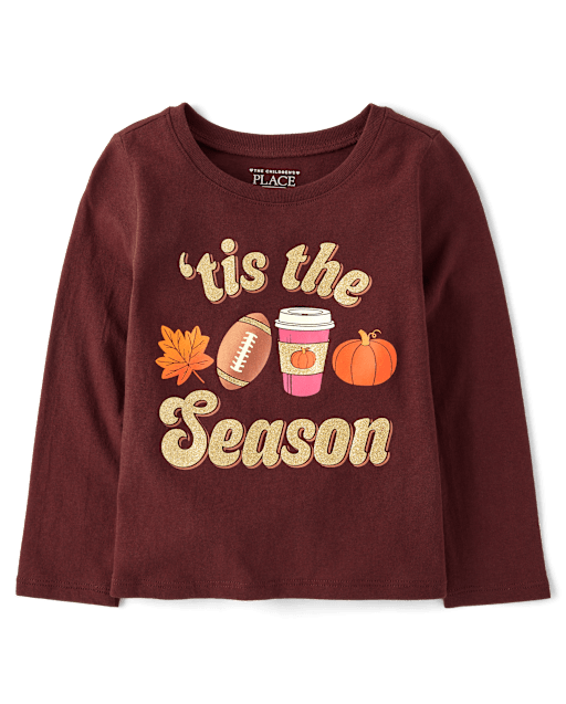Baby And Toddler Girls 'Tis The Season Graphic Tee
