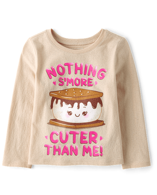 Baby And Toddler Girls S'more Cuter Graphic Tee