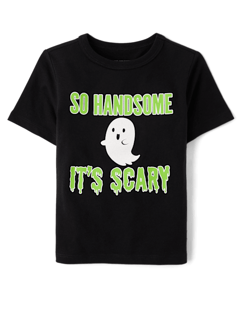 Baby And Toddler Boys Glow Handsome Graphic Tee