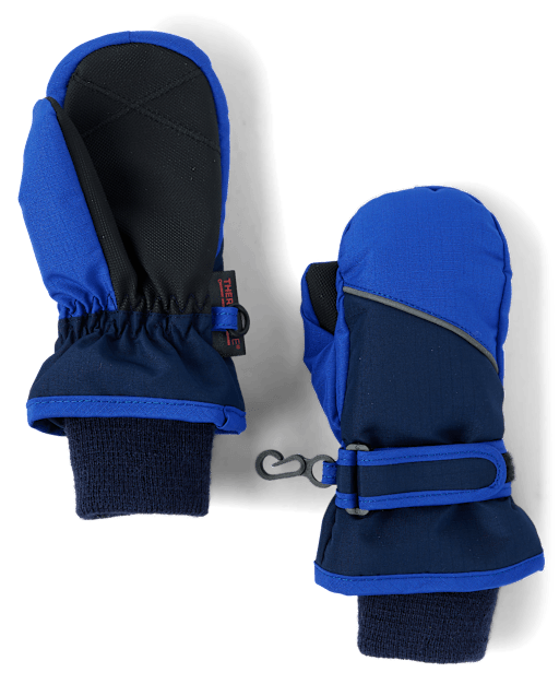 Toddler Boys Colorblock Ski Mittens