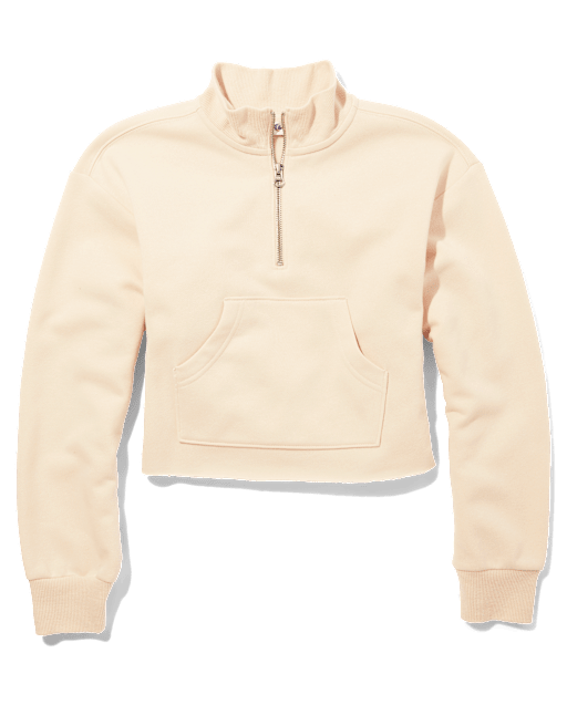 Tween Girls Fleece Half Zip Sweatshirt
