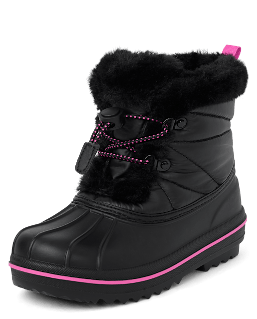 Girls Lace Up All Weather Boots