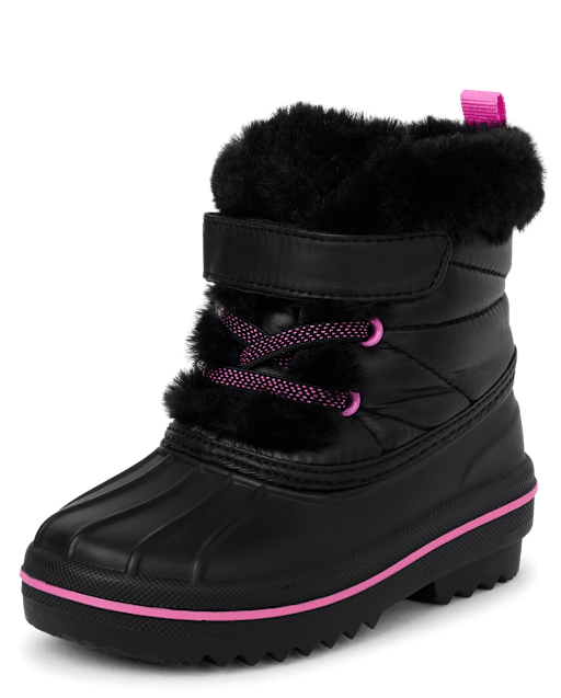 Toddler Girls Lace Up All Weather Boots