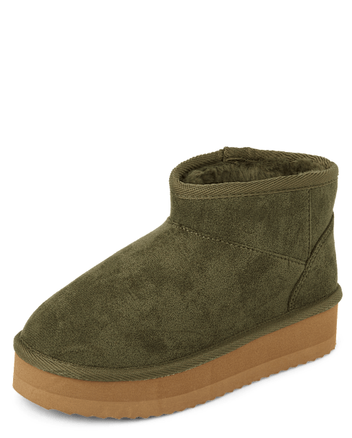 Botas Teddy Niña Plataforma Baja