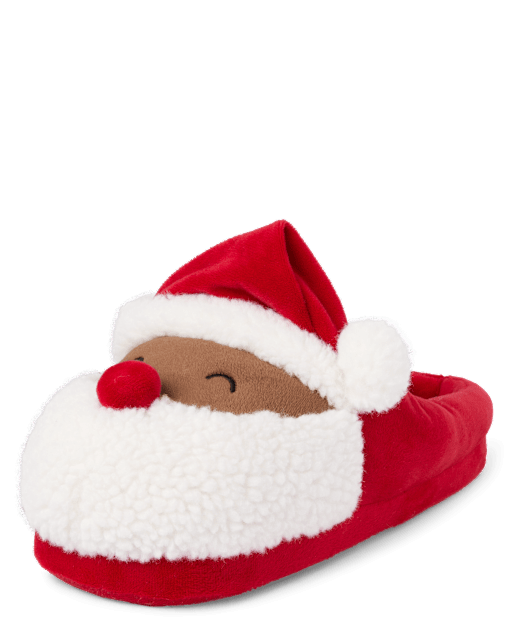 Unisex Adult Matching Family Santa Slippers