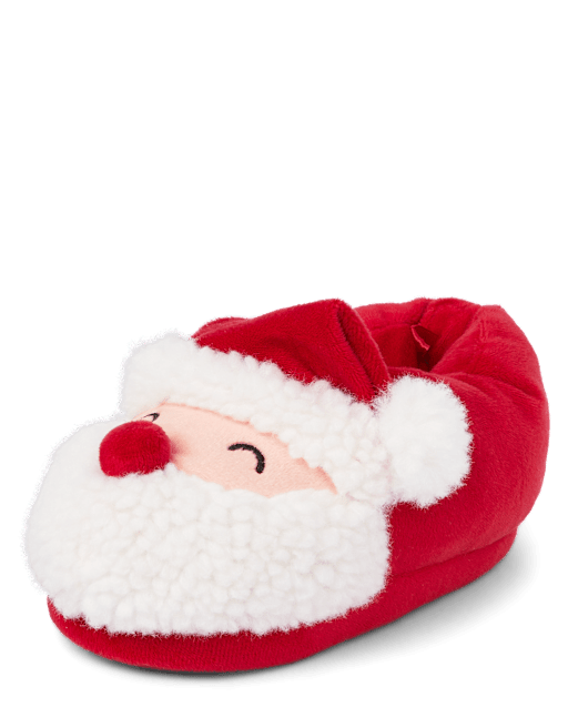 Unisex Toddler Matching Family Santa Slippers