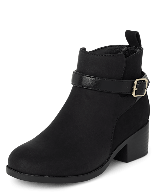 Girls Buckle Booties