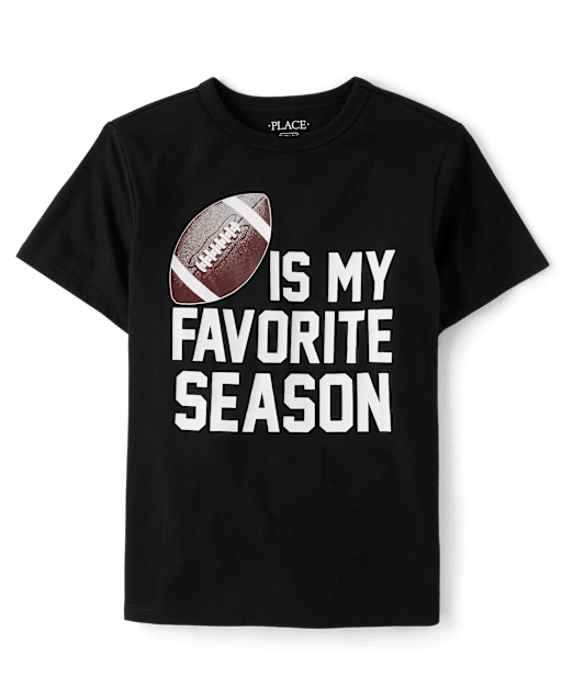 Kids Football Season Graphic Tee