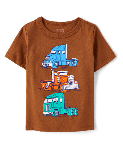 Baby And Toddler Boys Truck Graphic Tee