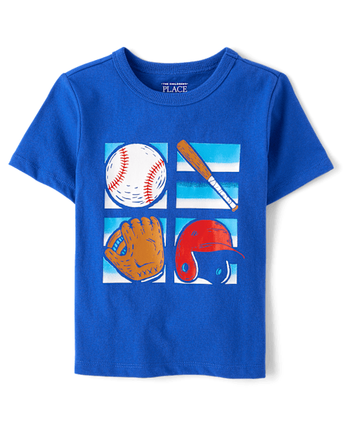 Baby And Toddler Boys Baseball Graphic Tee