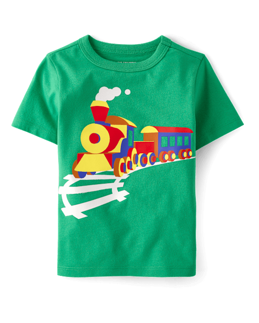 Baby And Niños pequeños Boys Train Camisetas estampadas