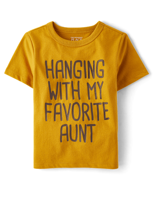 Baby And Niños pequeños Boys Favorite Aunt Camisetas estampadas