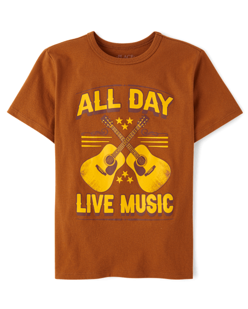 Camisetas estampadas Boys Live Music