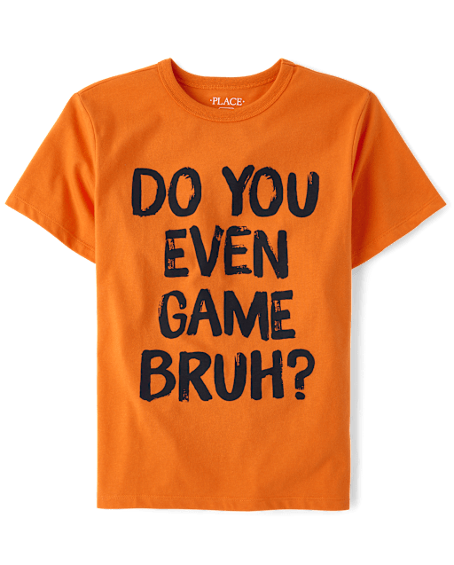 Boys Game Bruh Graphic Tee