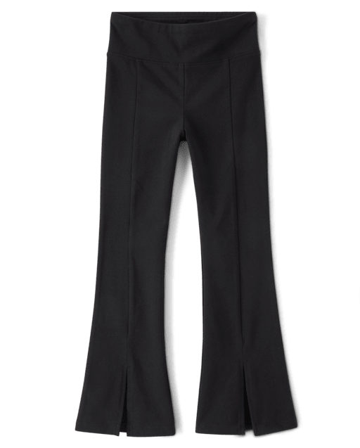 Girls Split Flare High Rise Leggings