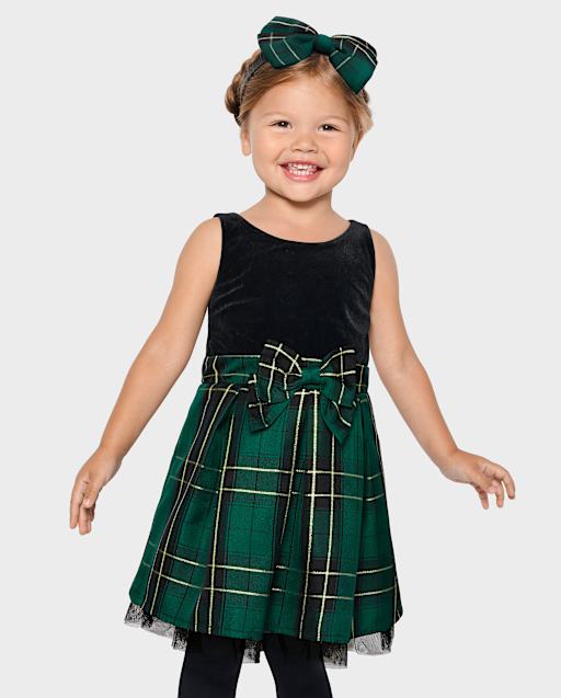Children's place candy cane dress clearance