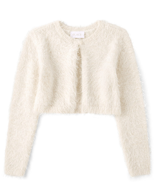 Girls Eyelash Cardigan
