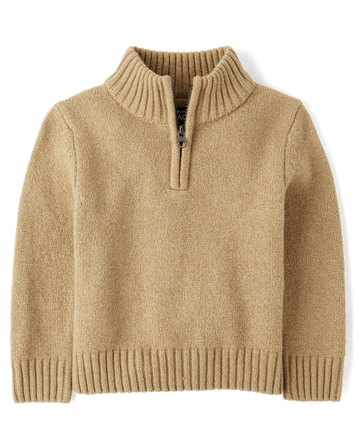 Baby And Toddler Boys Dad And Me Half Zip Sweater