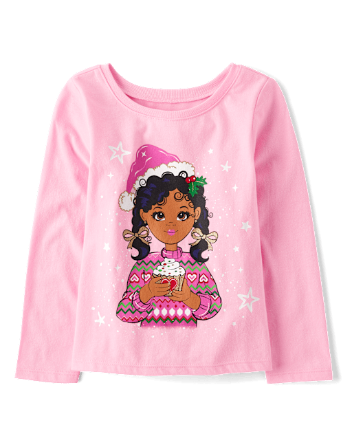 Baby And Niños pequeños Niña Navidad Niña Camisetas estampadas