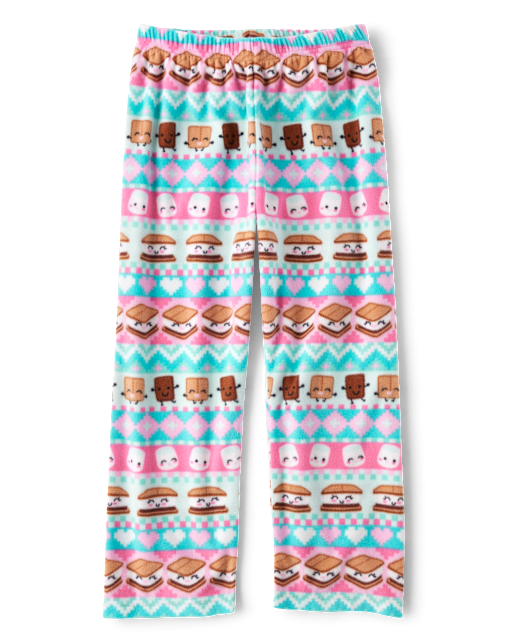 Girls S'more Fairisle Microfleece Pajama Pants