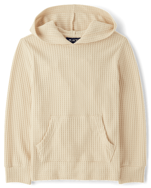 Boys Soft Chunky Thermal Hoodie